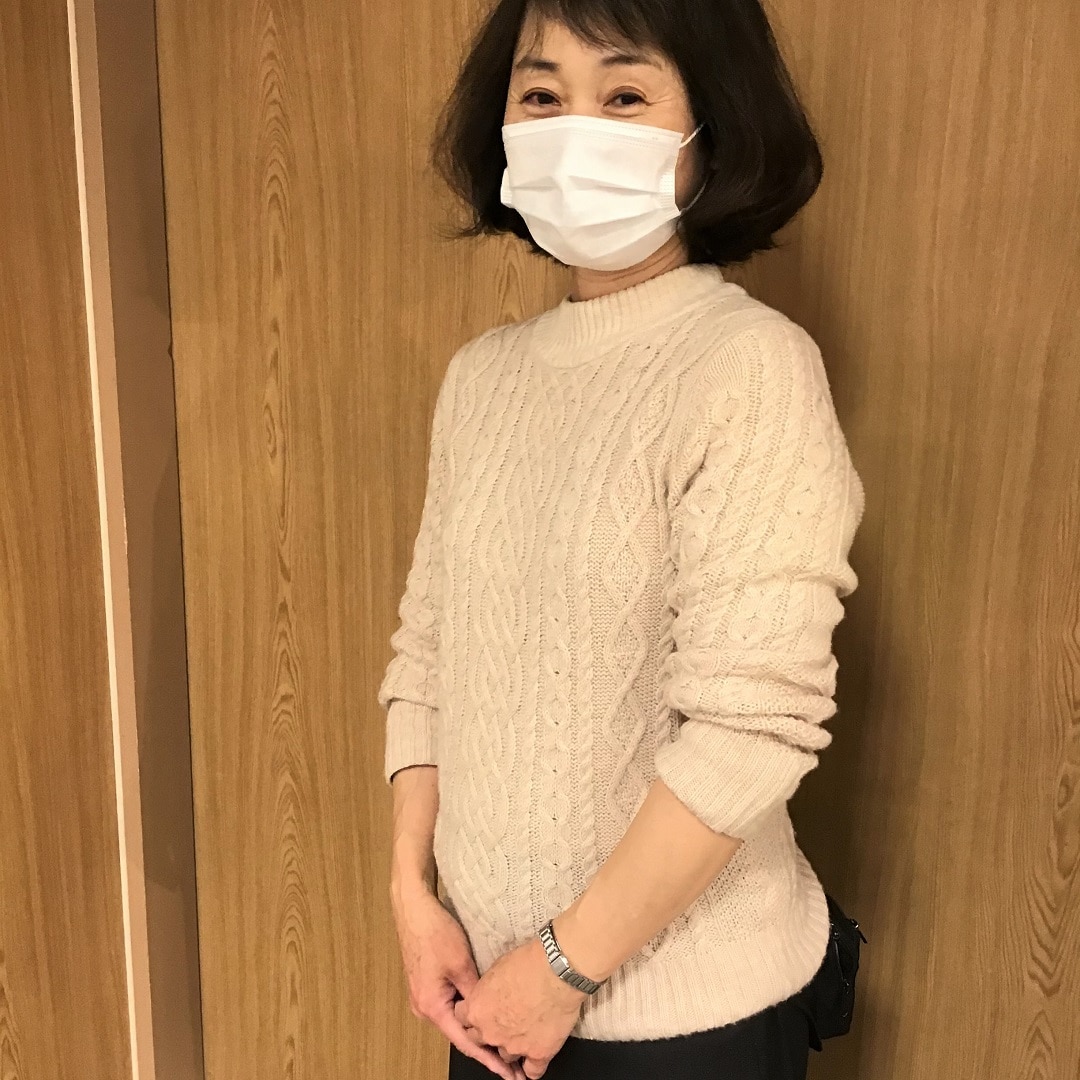 【福井西武】首元あったか「首のチクチクをおさえた洗えるセーター」