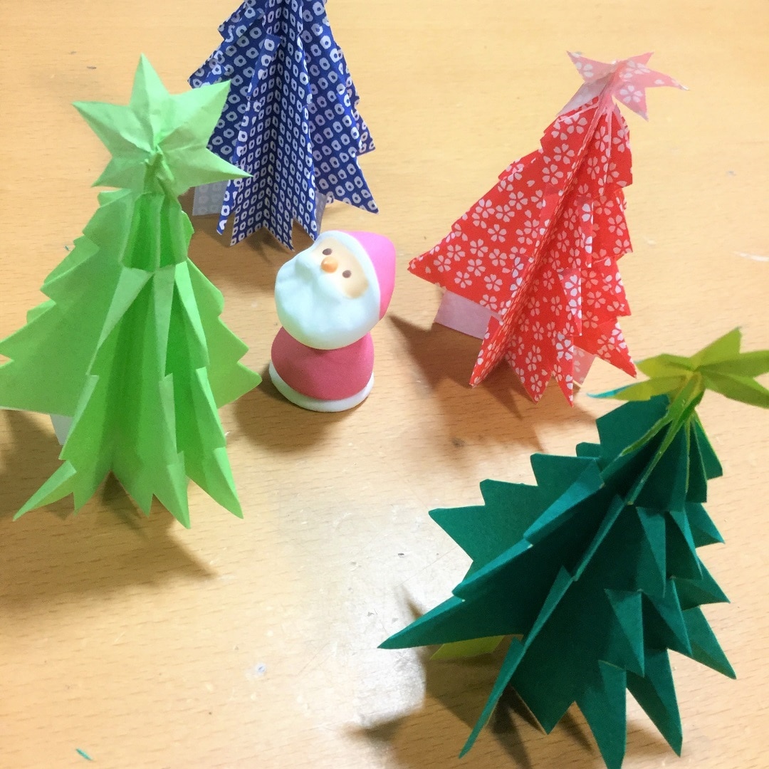 キービジュアル画像：【福井西武】折り紙でつくるクリスマスツリー