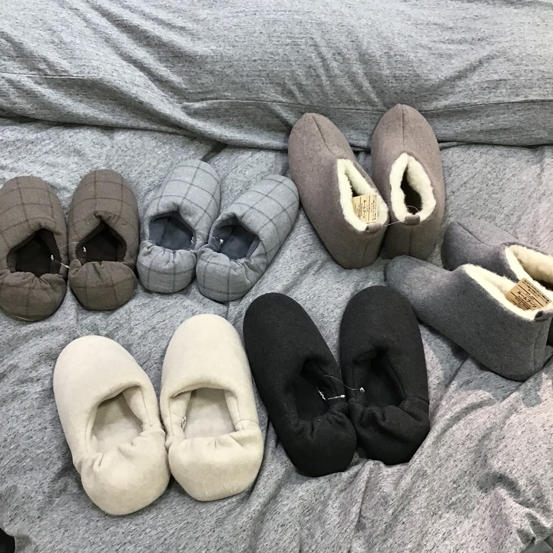 【福井西武】足元からあったかく。もこもこスリッパ