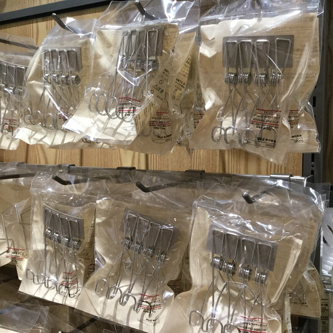【大津西武】ステンレスひっかけるワイヤークリップ