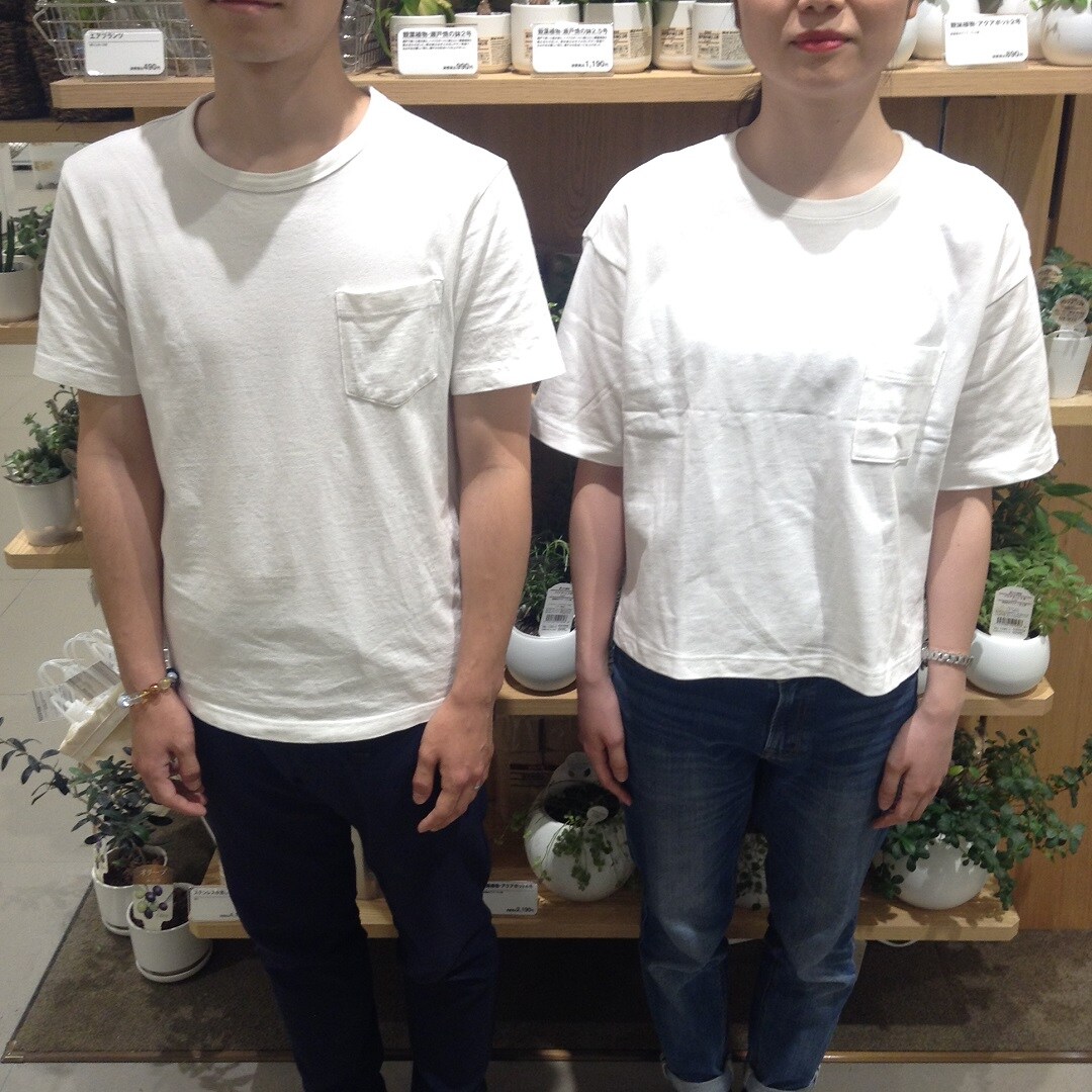 キービジュアル画像：無印良品のTシャツ