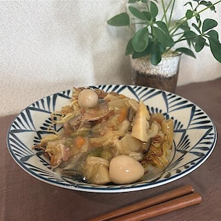 【ららぽーと海老名】レシピ：八宝菜であんかけかた焼きそば