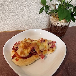 【ららぽーと海老名】レシピ：ナンとミネストローネでピザ風