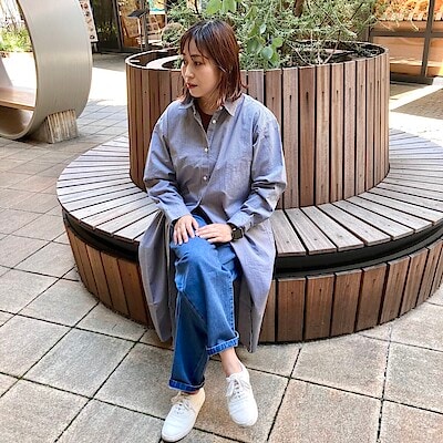 【くずはモール】デニムバレルパンツでお出かけ