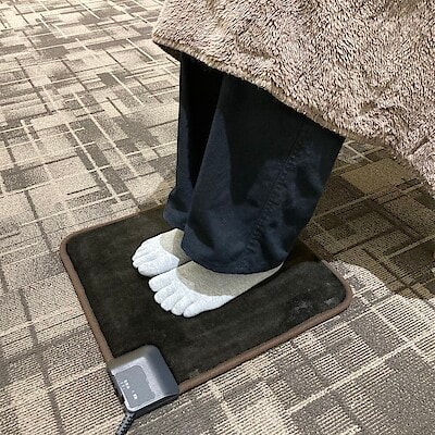 【くずはモール】冷え対策にパーソナルホットマット