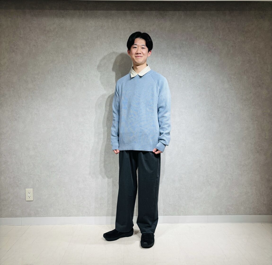 畦編み紳士