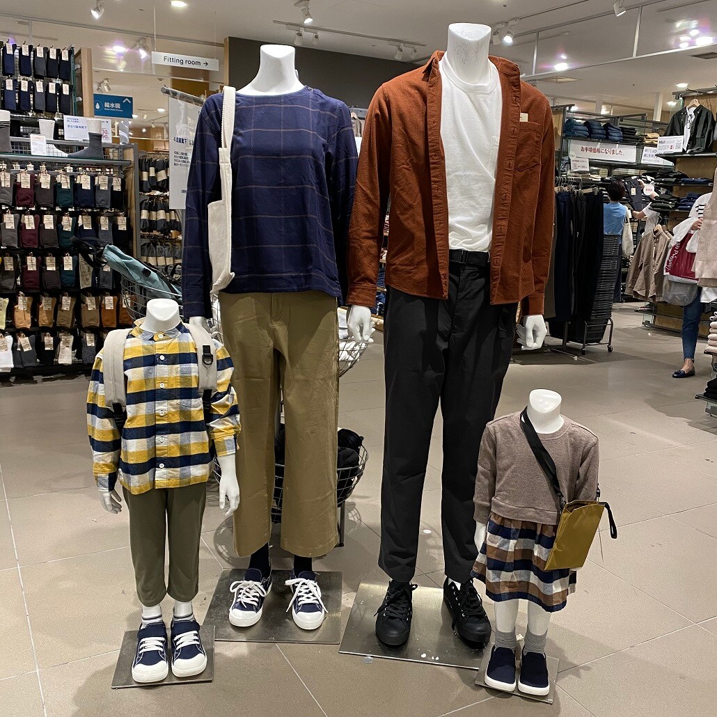 【イオンモール桑名】自然素材のフランネルで、おしゃれにあたたかく。