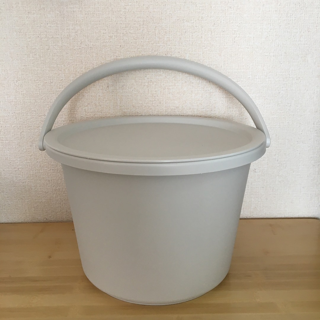 掃除に！収納に！無印良品のバケツ。