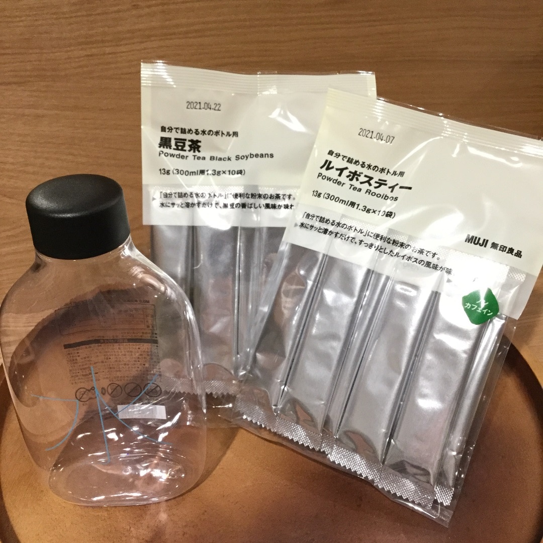 水のボトル用粉末茶