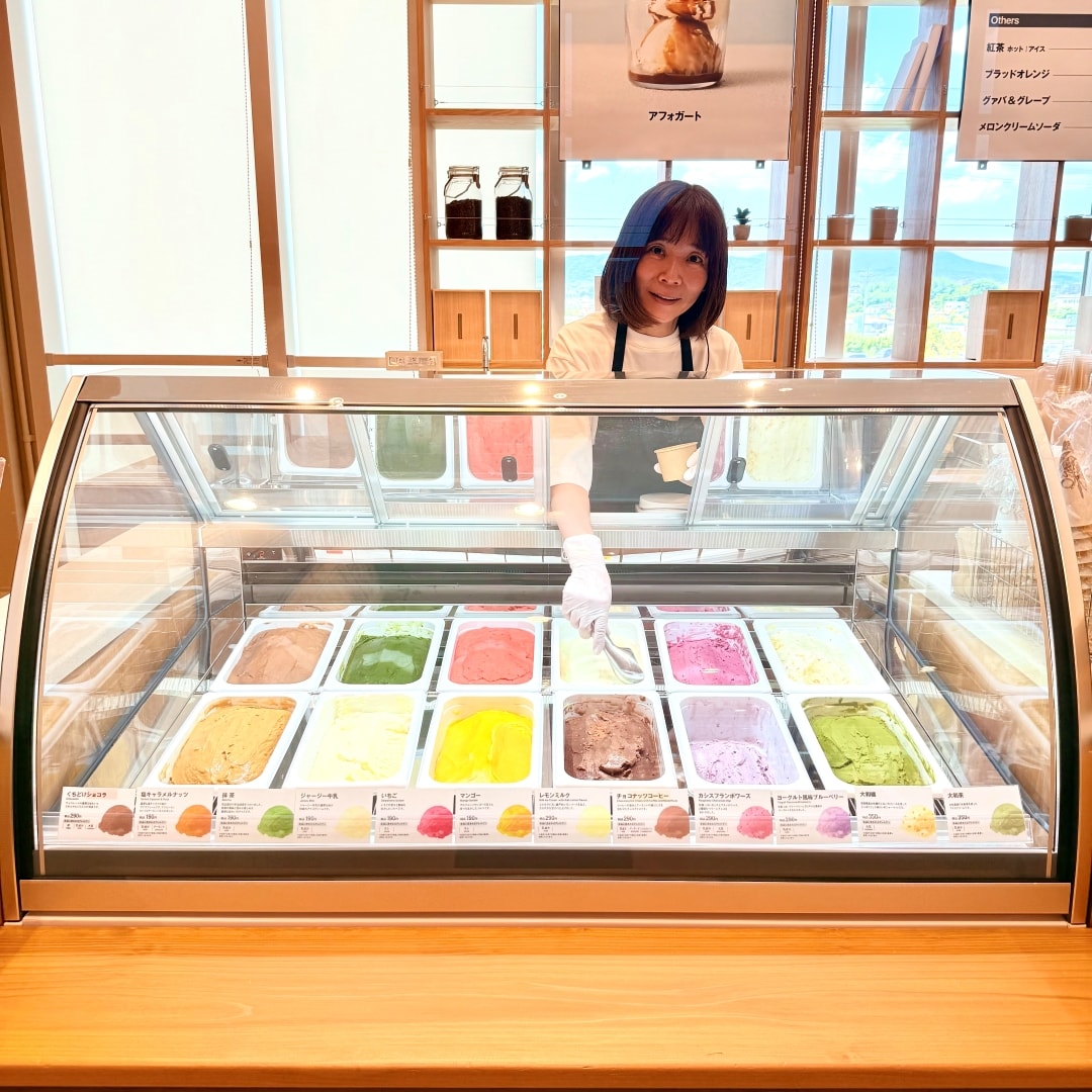 コーヒーとアイススタンド