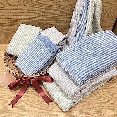 【札幌ステラプレイス】新年の準備にピッタリ。ふっくらパイルタオルにストライプ柄が仲間入りしました
