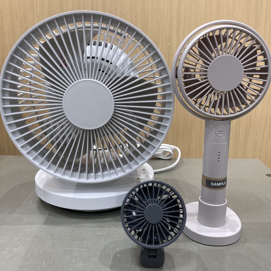 【イオンタウン守谷】サーキュレーターとハンディーファン