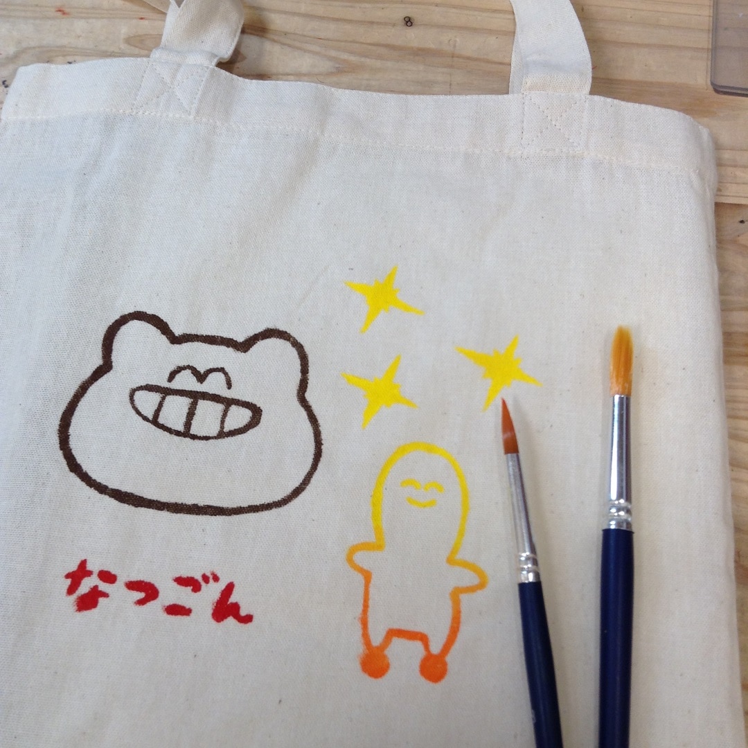 【トキハわさだタウン】シルクスクリーンでマイバッグにプリントしよう！