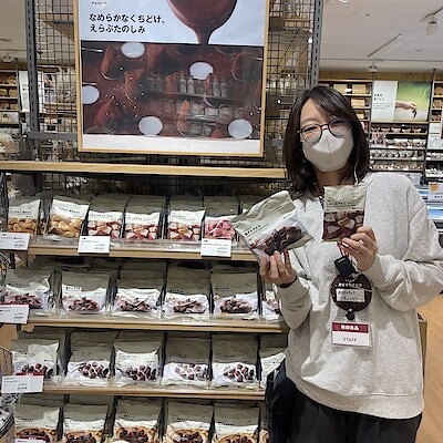 【トキハわさだタウン】しみこみチョコとカカオトリュフの試食を行います