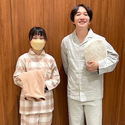 【テラスウォーク一宮】冬にはあたたかフランネル長袖パジャマ