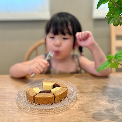 【トキハ別府】優しい甘さ広がるブランバウム