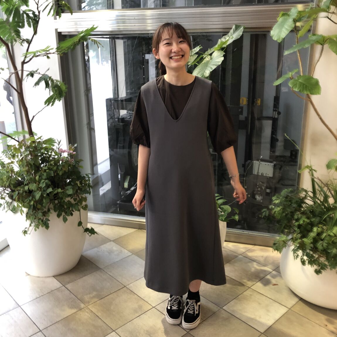 秋ワンピ