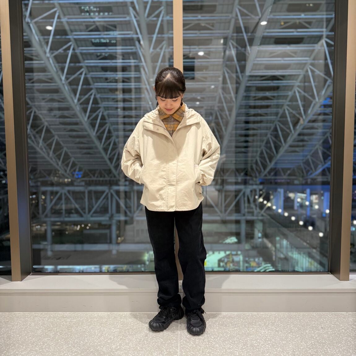 ポケッタブルフードジャケット