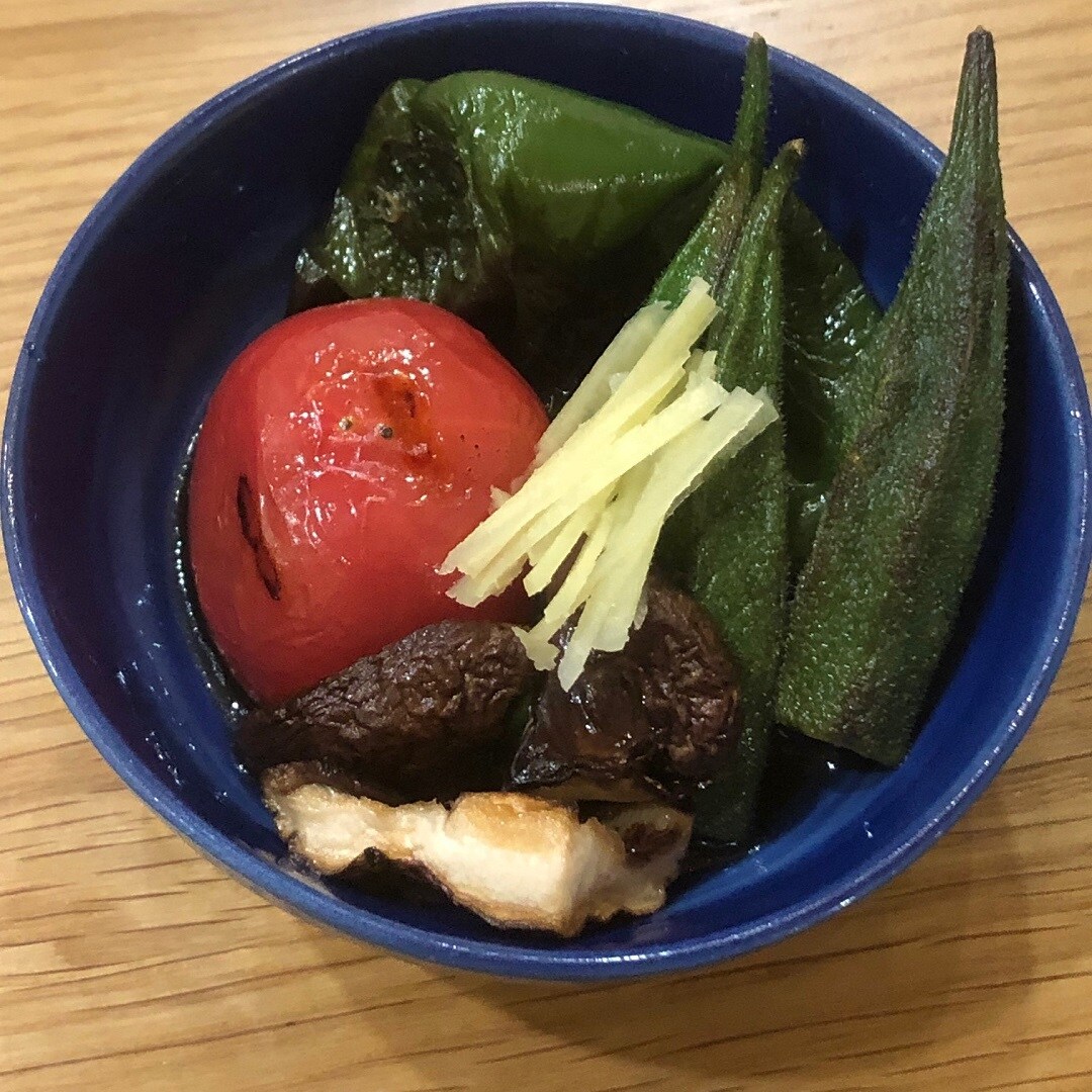 【ゆめタウン下松】鍋の素で野菜の焼きびたし