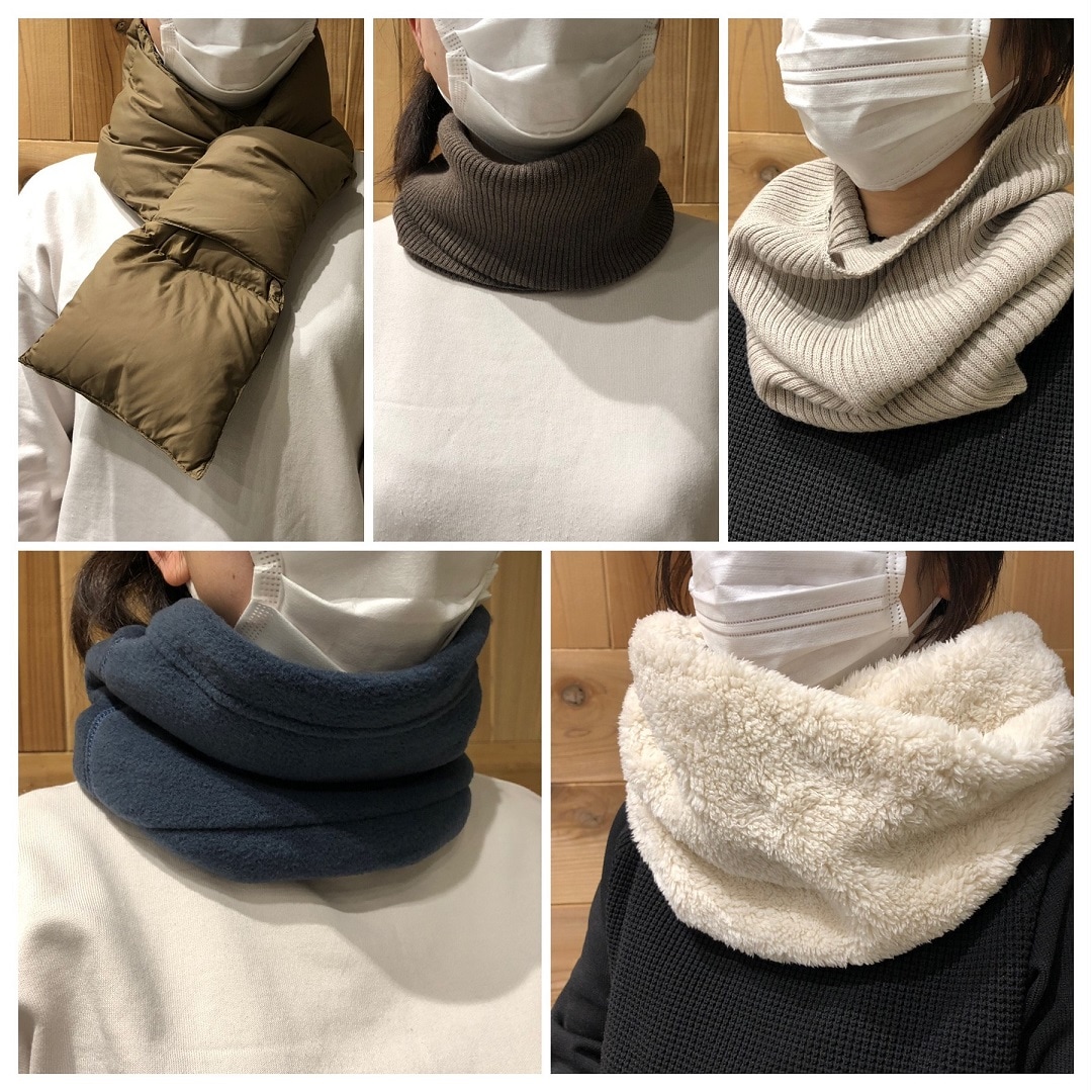 【ゆめタウン下松】首まわりぽかぽか　冷え対策グッズ