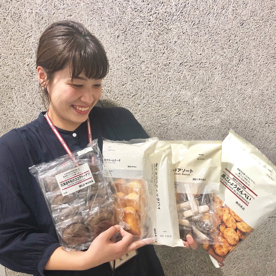 ゆめタウン下松 お盆に大袋のお菓子はいかがですか スタッフのおすすめ 無印良品