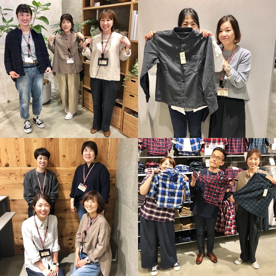 キービジュアル画像：みんなでフランネルを着用しました！｜スタッフのおすすめ
