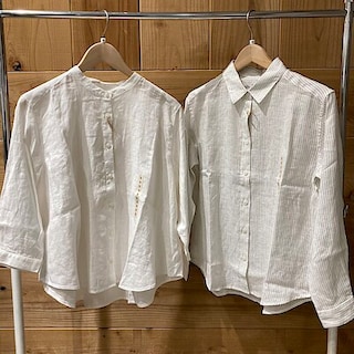 【無印良品ゆめタウン下松】春のリネンシャツ入荷しました。