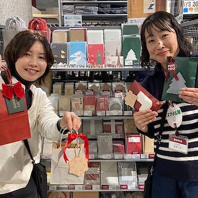 【ゆめタウン下松】クリスマスにおすすめのカードとラッピングアイテム