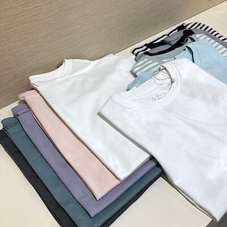 【ヒルズウォーク徳重ガーデンズ】夏の定番服｜天竺編みクルーネック半袖Tシャツ&フレンチスリーブTシャツ