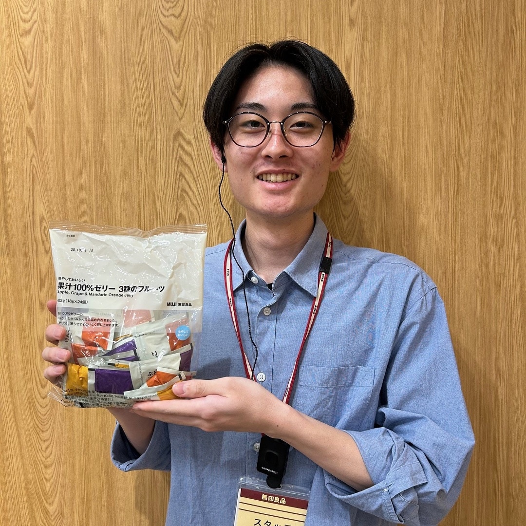 果汁100％ゼリー　試食