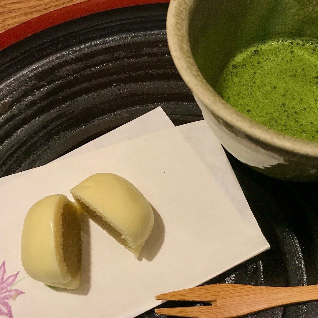 お茶と一緒