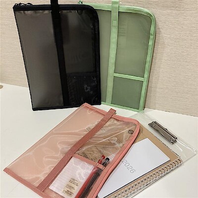 【イオンモール熱田】人気商品｜ナイロンメッシュ縦型書類ケース