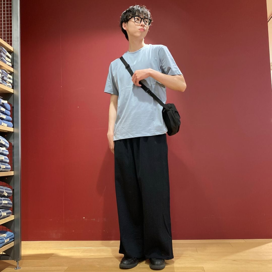 楊柳ガーゼロングパンツ