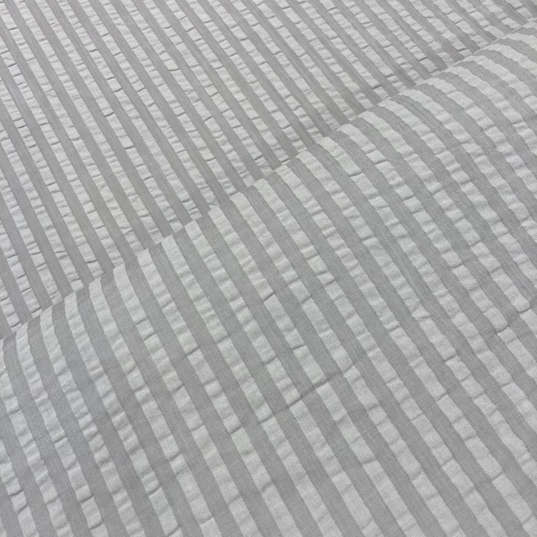 サッカー織の生地の写真