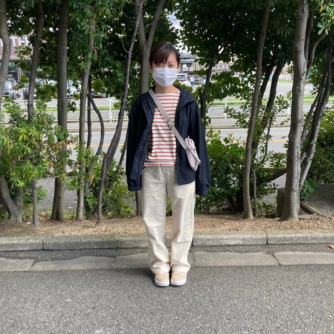 撥水フードジャケットトップ