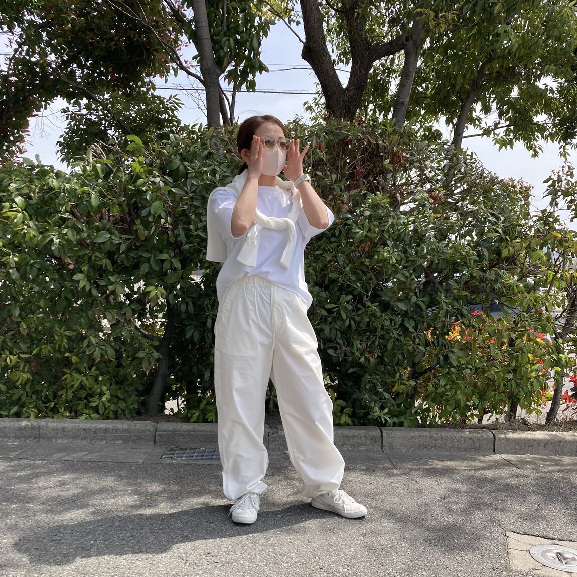 白サングラス