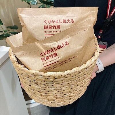 【イオンモール姫路大津】においが気になる場所に、くりかえし使える脱臭竹炭