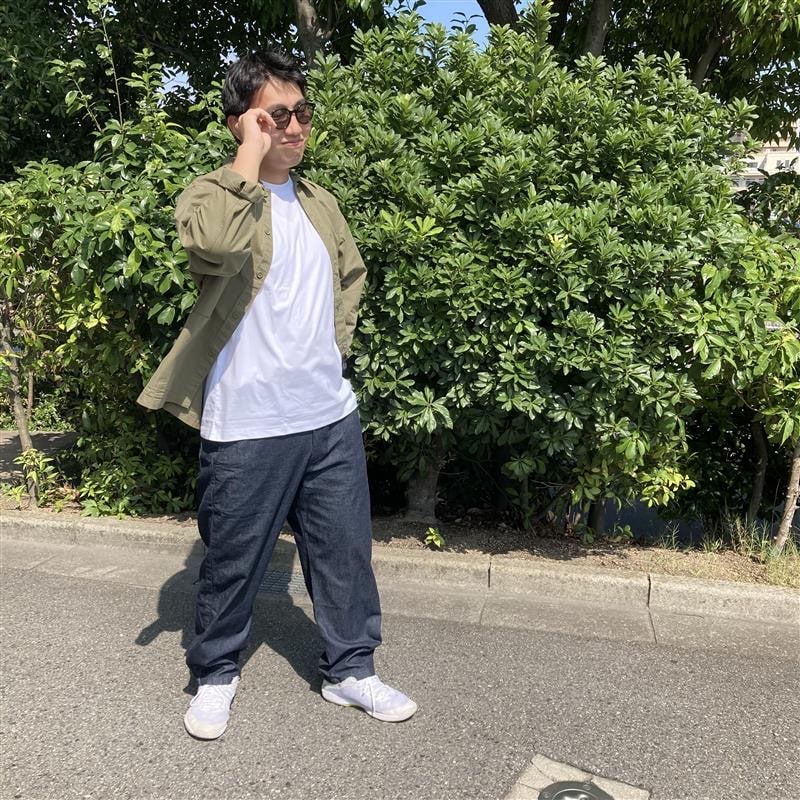 洗いざらしブロードシャツジャケット
