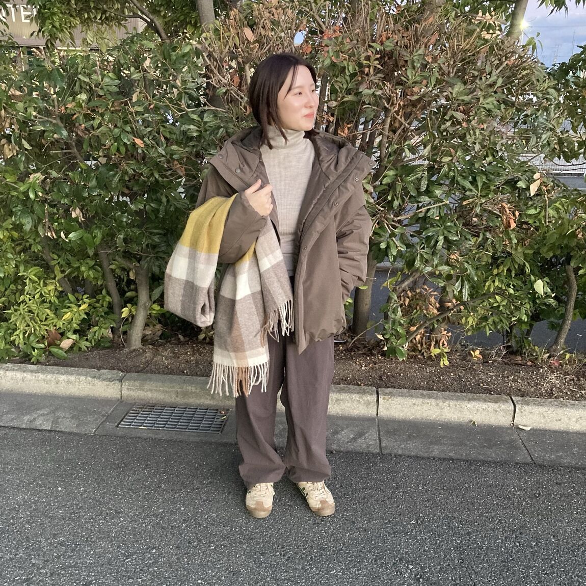 洗えるウールハイゲージリブタートルネックセーター