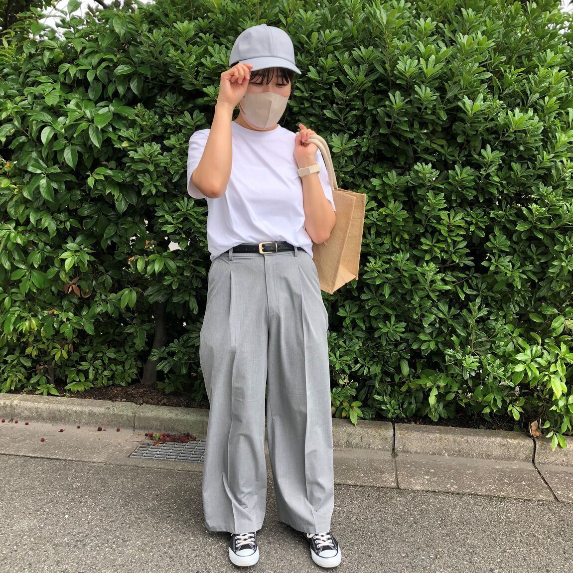 婦人天竺全身