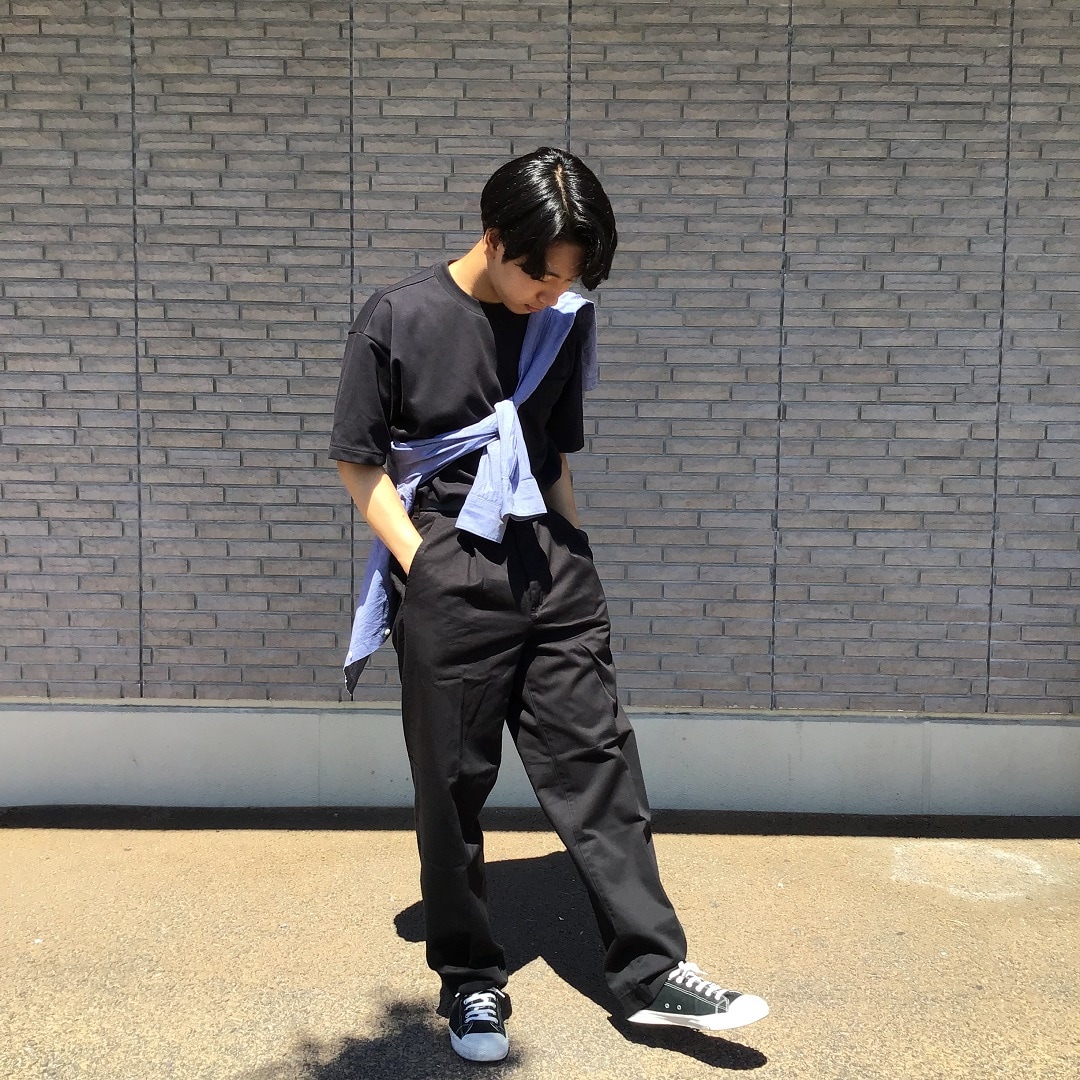 洗いざらしブロードシャツ