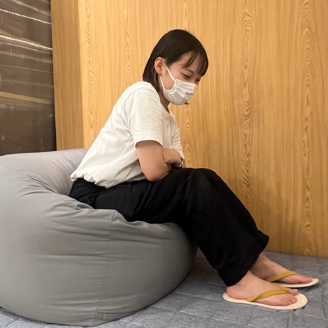 素足で履くと気持ちよい