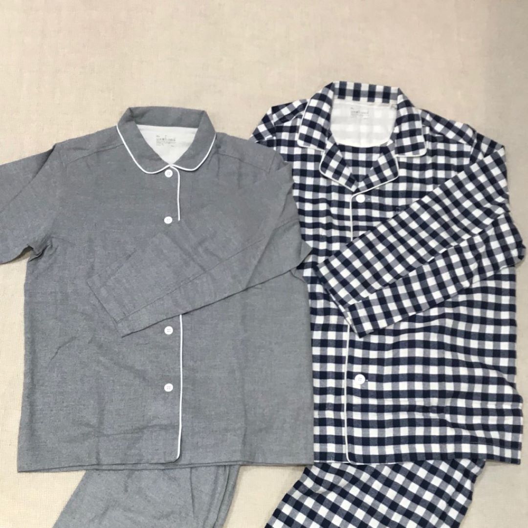 期間限定特別価格 無印良品 紳士 フランネル パジャマ tdh