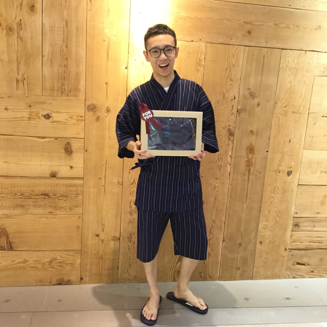 キービジュアル画像：しじら織り甚平のご紹介｜スタッフのオススメ