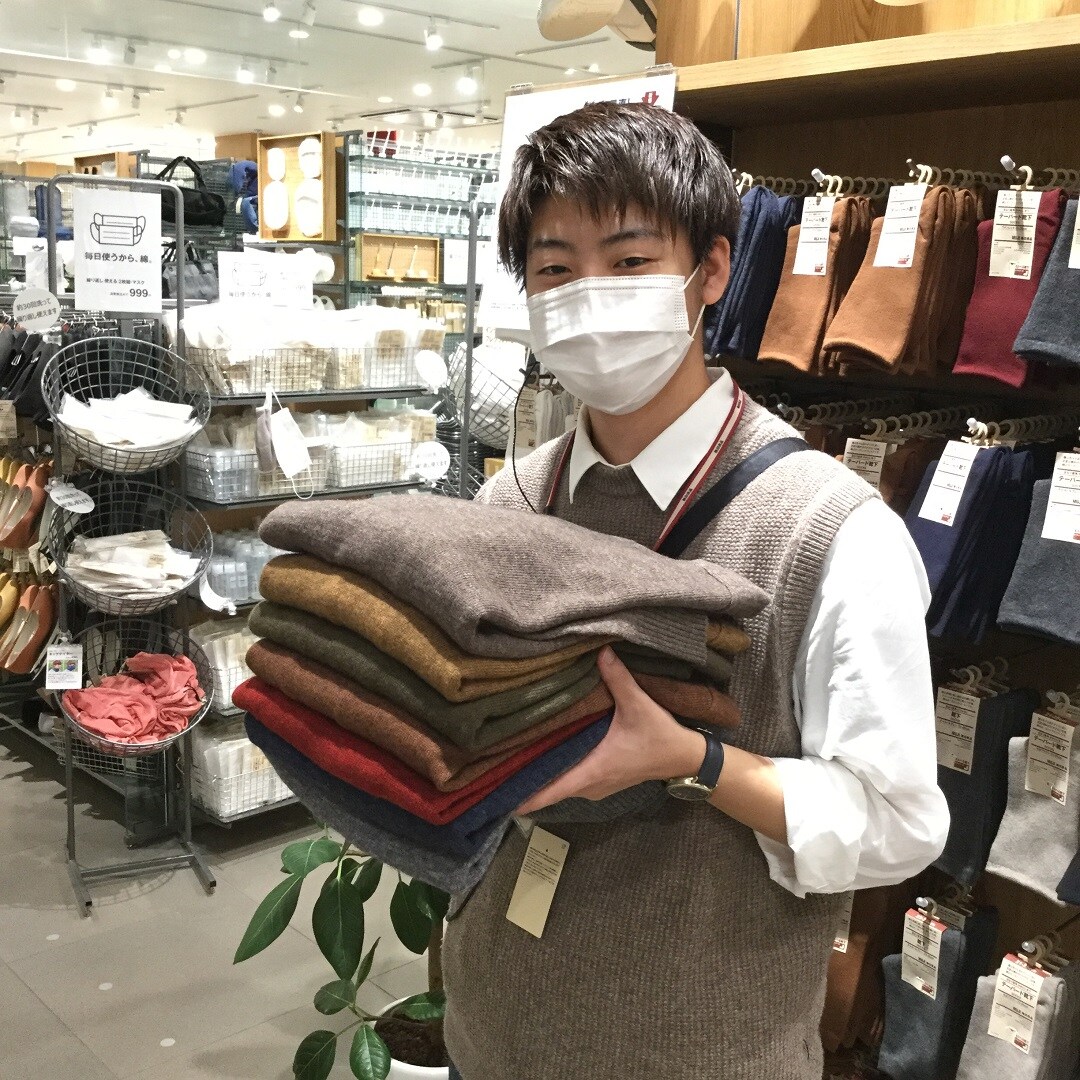 【フェアモール福井】ヤクウールセーターで、冬の彩り