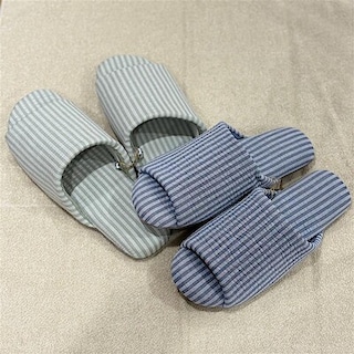 【無印良品500シャポー船橋】さらっと履けるサッカー織スリッパのご紹介