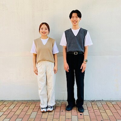 【ピオレ明石】Tシャツに＋1枚｜秋を先取り、ミラノリブ編みベスト＃２