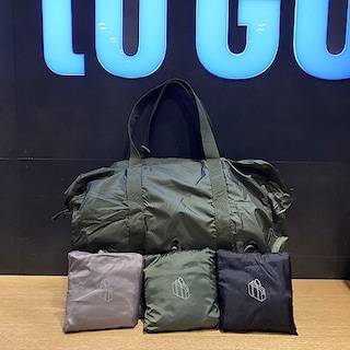 【MUJI to GO 成田国際空港第1ターミナル】大容量で持ち運びに便利「たためる　撥水横型ボストンバッグ」