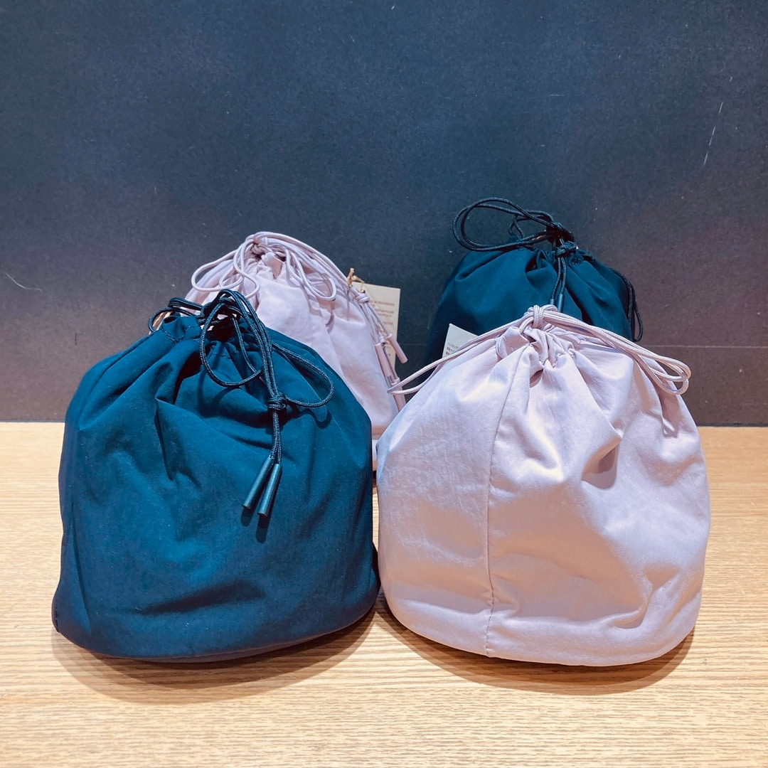 【MUJI to GO成田国際空港第1ターミナル】コロンと丸くてかわいい丸底巾着