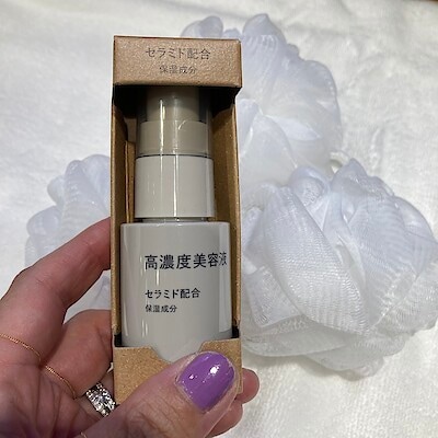 【MUJI to GO 成田国際空港第１ターミナル】スタッフお気に入りの「高濃度美容液 セラミド」